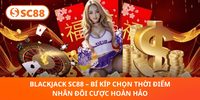 Blackjack SC88 – Bí Kíp Chọn Thời Điểm Nhân Đôi Cược Hoàn Hảo