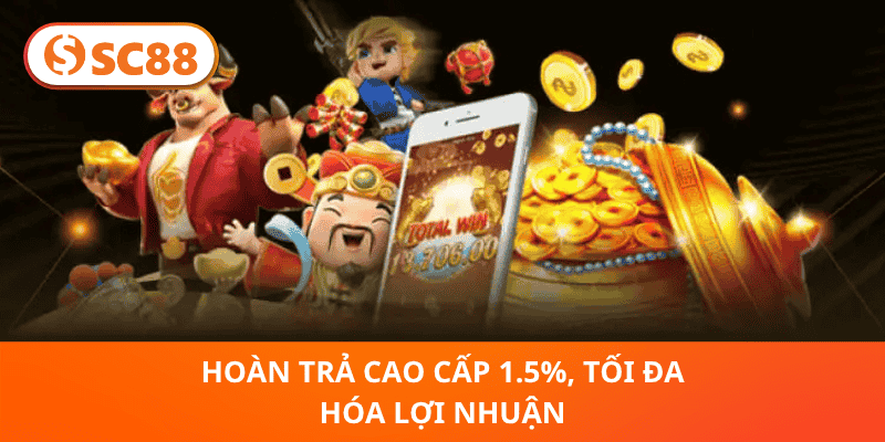 Hoàn Trả Cao Cấp 1.5%, Tối Đa Hóa Lợi Nhuận