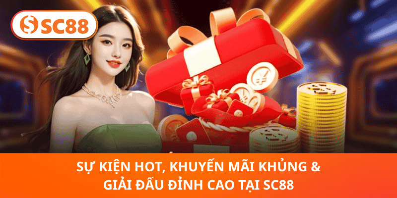 Sự Kiện Hot, Khuyến Mãi Khủng & Giải Đấu Đỉnh Cao Tại SC88
